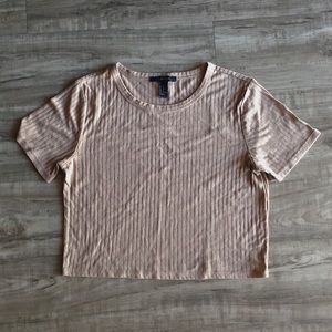 Simple Tan Crop Top